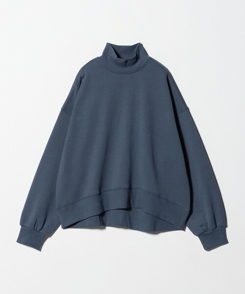 A DAY IN THE LIFE UNITED ARROWS（アデイインザライフユナイテッドアローズ）の「ダンボール 裏起毛 ハイネックスウェット ＜A DAY IN THE LIFE＞（スウェット・レディース・オフホワイト/ベージュ/ロイヤルブルー/ダークグレー・FREE）」の4枚目の写真