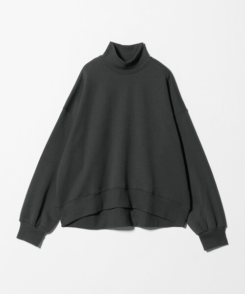A DAY IN THE LIFE UNITED ARROWS（アデイインザライフユナイテッドアローズ）の「ダンボール 裏起毛 ハイネックスウェット ＜A DAY IN THE LIFE＞（スウェット・レディース・オフホワイト/ベージュ/ロイヤルブルー/ダークグレー・FREE）」の3枚目の写真