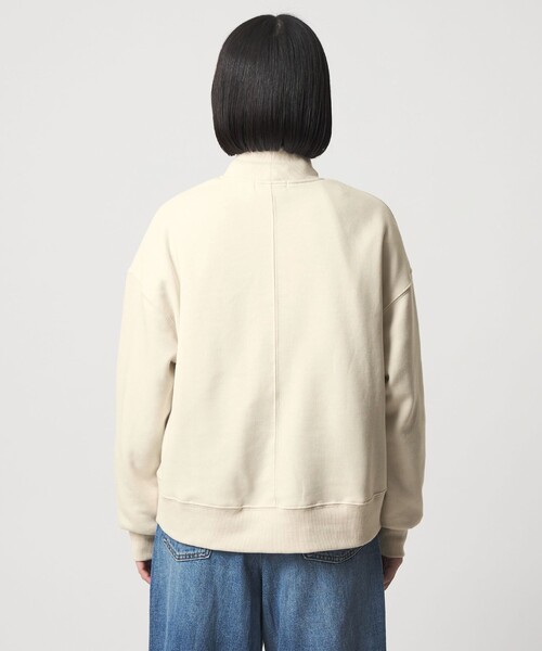 A DAY IN THE LIFE UNITED ARROWS（アデイインザライフユナイテッドアローズ）の「ダンボール 裏起毛 ハイネックスウェット ＜A DAY IN THE LIFE＞（スウェット・レディース・オフホワイト/ベージュ/ロイヤルブルー/ダークグレー・FREE）」の10枚目の写真