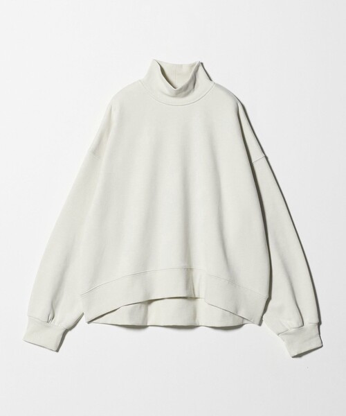A DAY IN THE LIFE UNITED ARROWS（アデイインザライフユナイテッドアローズ）の「ダンボール 裏起毛 ハイネックスウェット ＜A DAY IN THE LIFE＞（スウェット・レディース・オフホワイト/ベージュ/ロイヤルブルー/ダークグレー・FREE）」の19枚目の写真