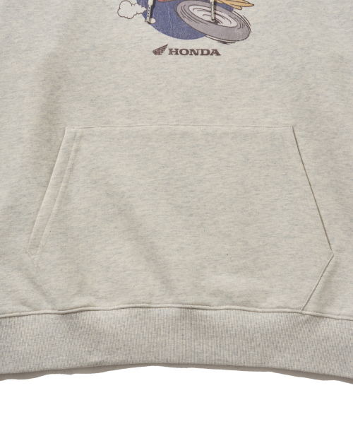 PHYPS MOTORCYCLE(フィップスモーターサイクル)の「Vintage Flying Duck Hoodie Oatmeal(パーカー・レディース・その他・SMALL/MEDIUM/LARGE/X-LARGE)」の5枚目の写真