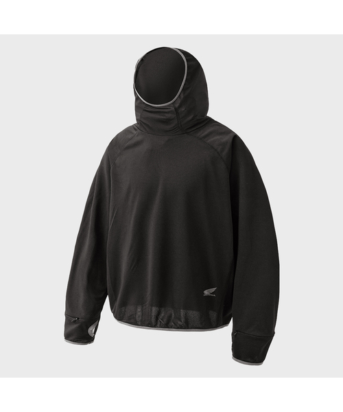 PHYPS MOTORCYCLE(フィップスモーターサイクル)の「H-Tech Dry Active Stretch Hoodie Long Sleeve Black(Tシャツ/カットソー・レディース・その他・SMALL/MEDIUM/LARGE/X-LARGE)」の1枚目の写真