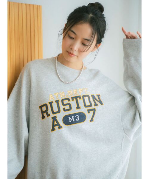 Ungrid（アングリッド）の「ルーズシルエットロゴスウェット