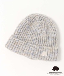 Bleu Bleuet（ブルーブルーエ）の「スカンジナビアンフォレスト刺繍ニット帽（ニットキャップ/ビーニー）」