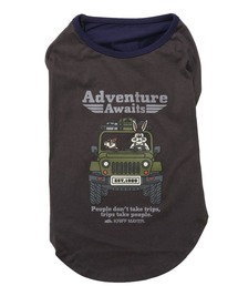 KRIFF MAYER（クリフメイヤー）の「【犬服・ドッグウェア･綿100%】DOGラビット半袖T(車)（ペットウェア）」