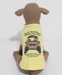 KRIFF MAYER（クリフメイヤー）の「【犬服・ドッグウェア･綿100%】DOGラビット半袖T(車)（ペットウェア）」