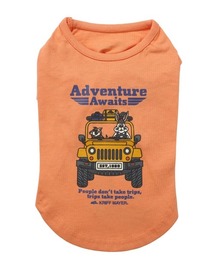 KRIFF MAYER（クリフメイヤー）の「【犬服・ドッグウェア･綿100%】DOGラビット半袖T(車)（ペットウェア）」