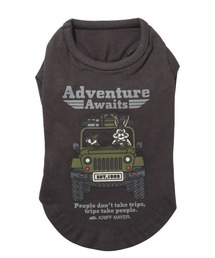 KRIFF MAYER（クリフメイヤー）の「【犬服・ドッグウェア･綿100%】DOGラビット半袖T(車)（ペットウェア）」