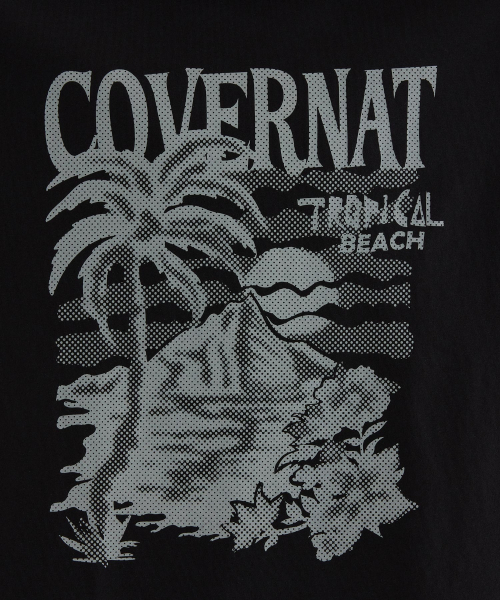 COVERNAT（カバーナット）の「クールコットンサンセットトロピカルグラフィックTシャツブラック（Tシャツ/カットソー・レディース・その他・X-SMALL/SMALL/MEDIUM/LARGE/X-LARGE）」の7枚目の写真