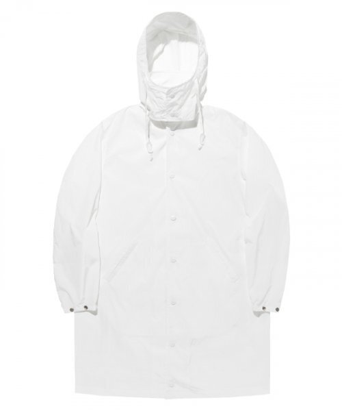 ユーティルフードパーカーロングウィンドブロックジャケット