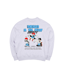 DOUBLE JD（ダブルジェイディー）の「スケートボード スウェット (ライトグレー)（スウェット）」