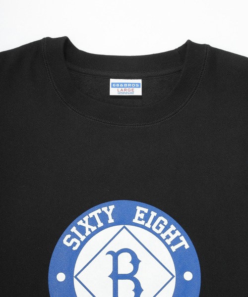 68&brothers(シックスティエイトアンドブラザーズ)の「68&BROTHERS シックスティーエイトアンドブラザーズ / R.W Crew Sweat "Broklyn"(スウェット・メンズ・アイボリー/ブラック/ヘザーグレー・MEDIUM/LARGE/X-LARGE)」の15枚目の写真