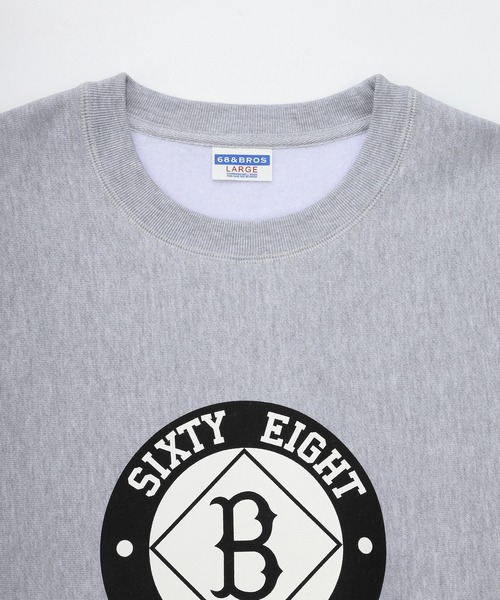 68&brothers(シックスティエイトアンドブラザーズ)の「68&BROTHERS シックスティーエイトアンドブラザーズ / R.W Crew Sweat "Broklyn"(スウェット・メンズ・アイボリー/ブラック/ヘザーグレー・MEDIUM/LARGE/X-LARGE)」の9枚目の写真