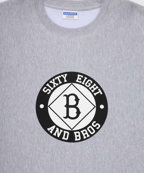 68&brothers(シックスティエイトアンドブラザーズ)の「68&BROTHERS シックスティーエイトアンドブラザーズ / R.W Crew Sweat "Broklyn"(スウェット・メンズ・アイボリー/ブラック/ヘザーグレー・MEDIUM/LARGE/X-LARGE)」の10枚目の写真