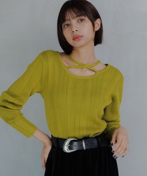 PAGEBOY | クロスデザインニットプルオーバー(ニット/セーター)