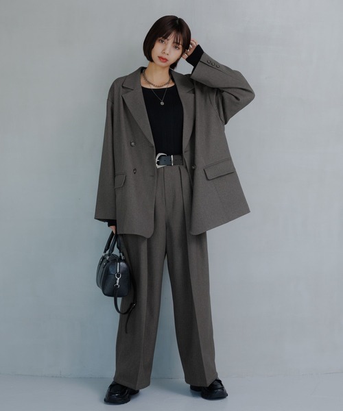 PAGEBOY(ページボーイ)の「クロスデザインニットプルオーバー(ニット/セーター・レディース・オフホワイト/ホワイト系その他/ブラック/イエロー・FREE)」の17枚目の写真