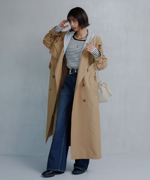 PAGEBOY(ページボーイ)の「クロスデザインニットプルオーバー(ニット/セーター・レディース・オフホワイト/ホワイト系その他/ブラック/イエロー・FREE)」の10枚目の写真