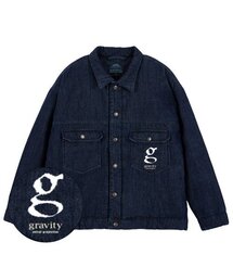 ASTRAL PROJECTION（アストラルプロジェクション）の「シグニチャーグラビティオーバーサイズトラッカージャケット_デニム（ダウンジャケット/コート）」