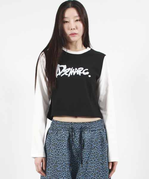 DEMARC(ドゥマーク)の「TOUCH LOGO COLOR-BLOCK SEMI CROP LONG SLEEVE - Black&White(Tシャツ/カットソー・レディース・その他・MEDIUM/LARGE)」の13枚目の写真