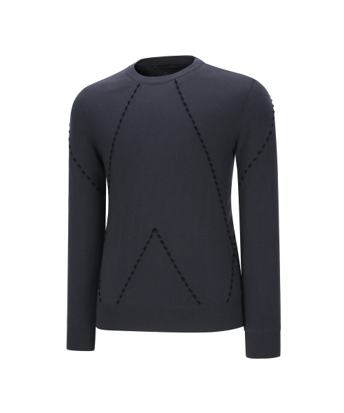 ANEW GOLF（アニューゴルフ）の「M CHAIN STITCH PULLOVER_DG（ニット/セーター・メンズ・その他・XXX-LARGE/X-LARGE/LARGE/MEDIUM）」の3枚目の写真