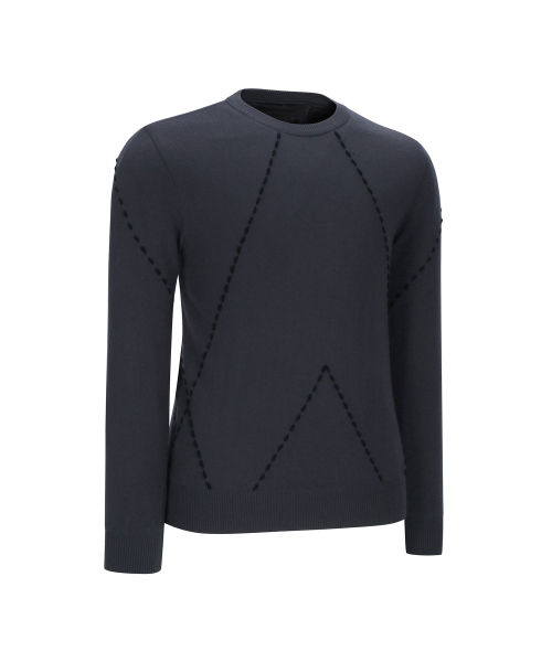 ANEW GOLF（アニューゴルフ）の「M CHAIN STITCH PULLOVER_DG（ニット/セーター・メンズ・その他・XXX-LARGE/X-LARGE/LARGE/MEDIUM）」の4枚目の写真
