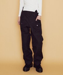 MAYOL（マイヨール）の「レディースユーティリティカーゴパンツ_ブラック（その他パンツ）」