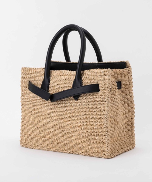 SEA（シー）の「かごバッグ L（かごバッグ・レディース・ブラック・ONE SIZE）」の3枚目の写真