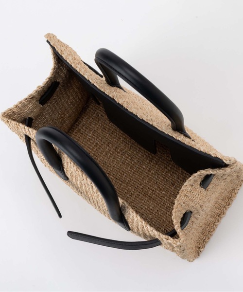 SEA（シー）の「かごバッグ L（かごバッグ・レディース・ブラック・ONE SIZE）」の6枚目の写真