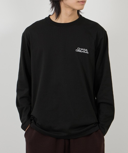 Mac-House(マックハウス)の「【T-GRAPHICS / ティーグラフィックス】ストリートロゴ長袖Tシャツ(Tシャツ/カットソー・メンズ・ブルー/グレー系1/ホワイト/ブラック/グレー系2・S/L/XL/M)」の18枚目の写真