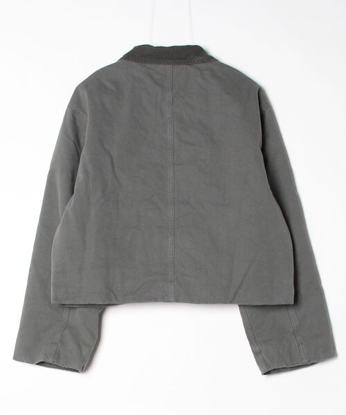 Nudie Jeans(ヌーディージーンズ)の「Nudie Jeans/ヌーディージーンズ Molly Duck Canvas / キャンバスジャケット / Green(ブルゾン・レディース・グリーン・S/M)」の2枚目の写真