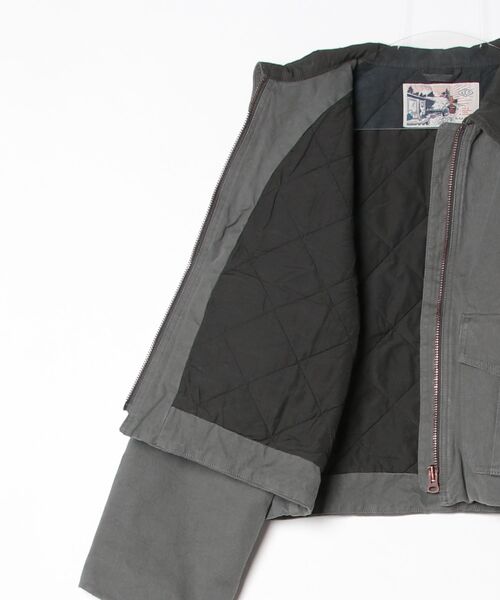 Nudie Jeans(ヌーディージーンズ)の「Nudie Jeans/ヌーディージーンズ Molly Duck Canvas / キャンバスジャケット / Green(ブルゾン・レディース・グリーン・S/M)」の3枚目の写真