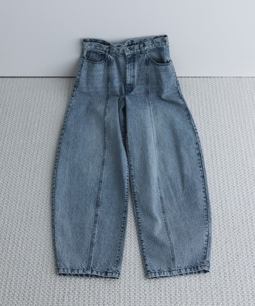 KUROKI DENIM】フェードウォッシュカーブデニムパンツ / FADE WASH
