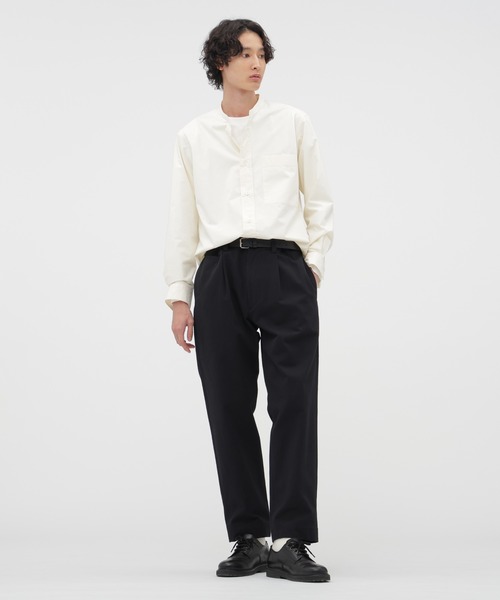 MARGARET HOWELL（マーガレットハウエル）の「IRREGULAR COTTON TWILL TROUSERS（その他パンツ・メンズ・カーキ/ブラック・X-LARGE/SMALL/MEDIUM/LARGE）」の4枚目の写真