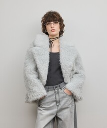 GRACE CONTINENTAL（グレースコンチネンタル）の「フェイクファーPコート（ピーコート）」