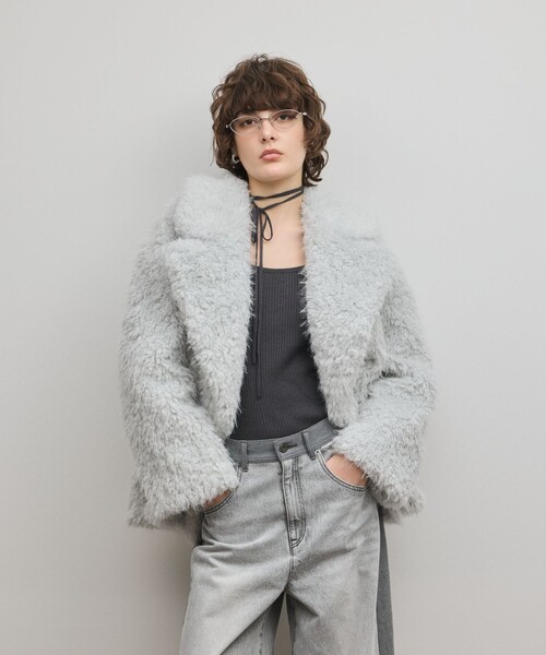 フェイクファーPコート（ピーコート）｜GRACE CONTINENTAL（グレース