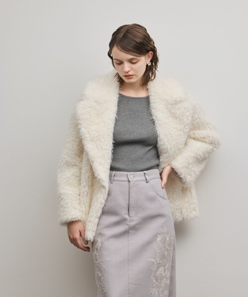 フェイクファーPコート（ピーコート）｜GRACE CONTINENTAL（グレース