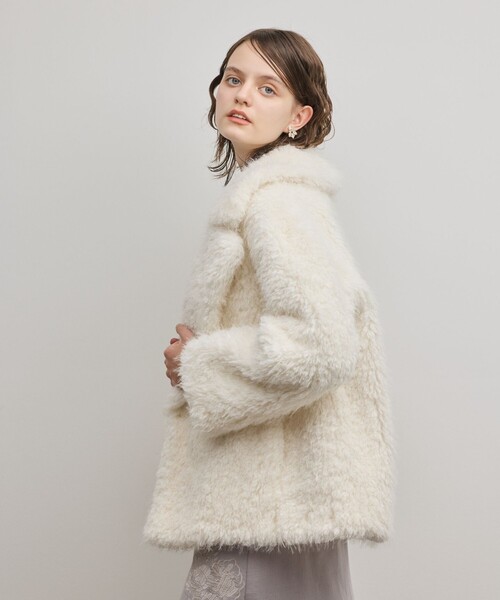 フェイクファーPコート（ピーコート）｜GRACE CONTINENTAL（グレース