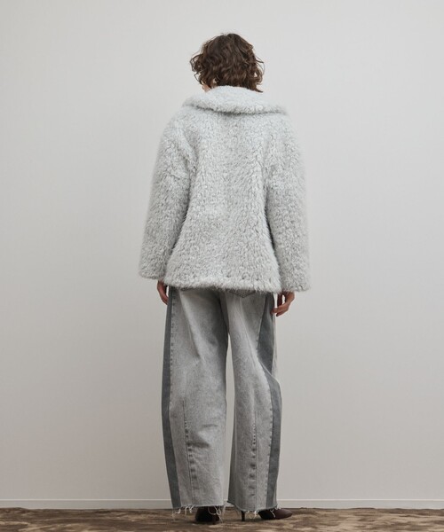 ☆美品☆グレース☆リアルファーピーコート♪ フェイクファーPコート / GRACE CONTINENTAL | GRACE CONTINENTAL