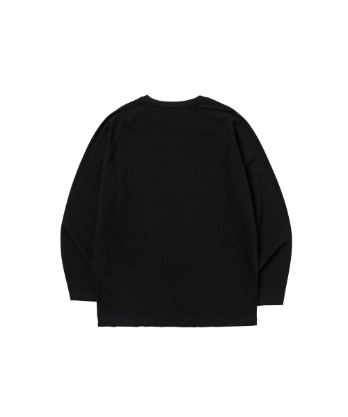 261EUI(261イーユーアイ)の「SIGNATURE WRINKLE RAGLAN LONG SLEEVE BLACK ORANGE(Tシャツ/カットソー・メンズ・その他・1)」の4枚目の写真