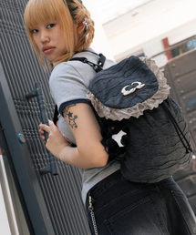 MISSLULZ（ミスルールズ）の「Grandma s Apron String Bag Charcoal Mocha（バックパック/リュック）」