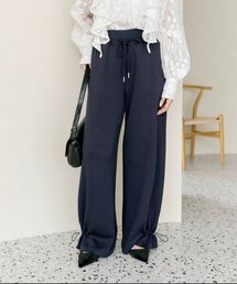 mystic | 【3サイズ展開】裾ドロストスウェットパンツ(スウェットパンツ)