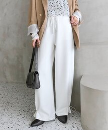 mystic | 【3サイズ展開】裾ドロストスウェットパンツ(スウェットパンツ)