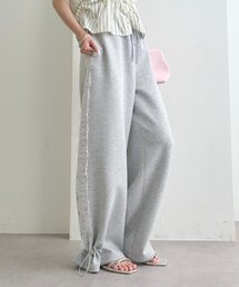 mystic（ミスティック）の「《新色ドット/レースライン》【4サイズ展開◎】裾ドロストスウェットパンツ（スウェットパンツ）」