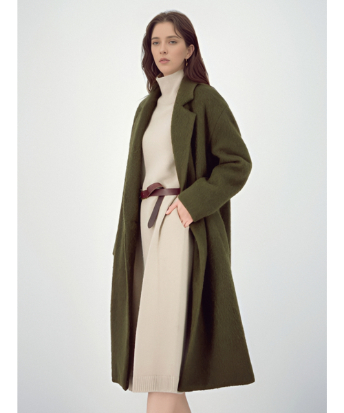 ACUD（アクド）の「Turtlneck Wool Knit Dress（ワンピース・レディース・ダークベージュ・FREE）」の5枚目の写真