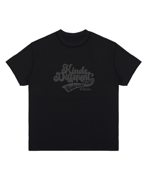 KINDS(カインズ)の「20 count premium single old school short sleeve t-shirt (Black)(Tシャツ/カットソー・レディース・その他・MEDIUM/LARGE)」の1枚目の写真