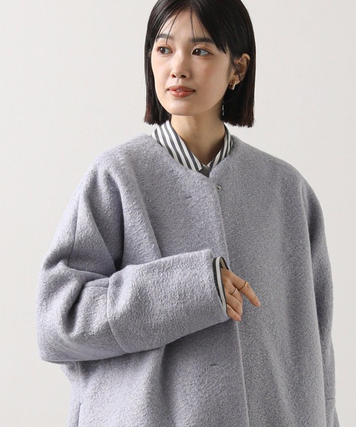 Gready Brilliant(グレディブリリアン)の「カーリードルマンミドルコート(その他アウター・レディース・アイボリー/ブルー/ピンク・38)」の20枚目の写真