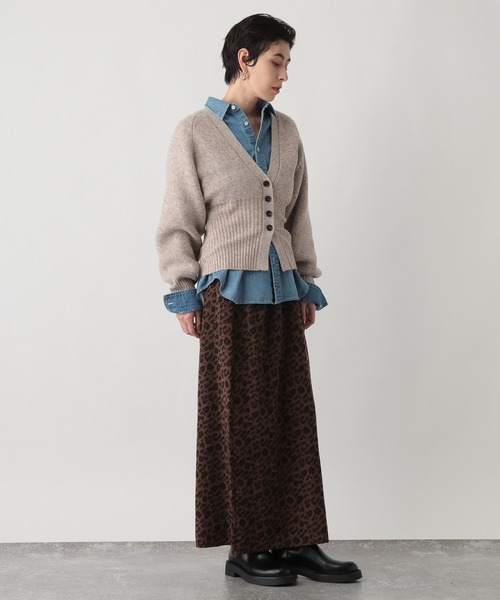 studio CLIP（スタディオクリップ）の「《ウタオ》裾リブラグランカーディガン（カーディガン/ボレロ・レディース・ベージュ/チャコール・FREE）」の8枚目の写真
