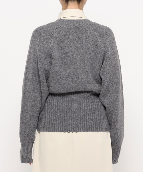 studio CLIP（スタディオクリップ）の「《ウタオ》裾リブラグランカーディガン（カーディガン/ボレロ・レディース・ベージュ/チャコール・FREE）」の15枚目の写真