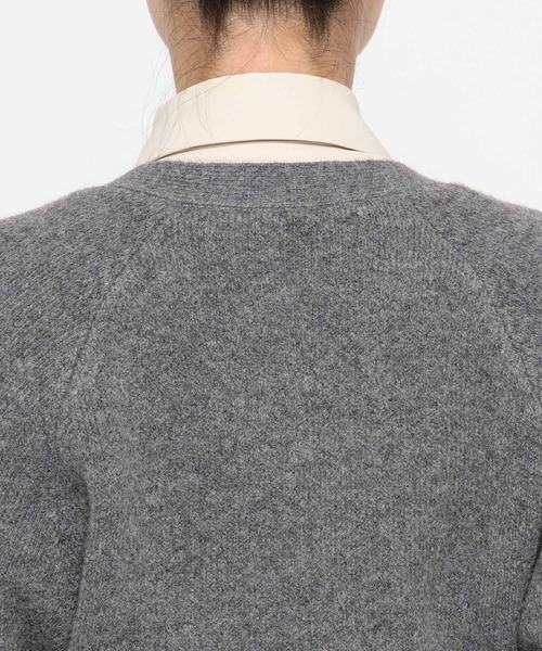 studio CLIP（スタディオクリップ）の「《ウタオ》裾リブラグランカーディガン（カーディガン/ボレロ・レディース・ベージュ/チャコール・FREE）」の19枚目の写真