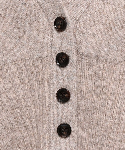 studio CLIP（スタディオクリップ）の「《ウタオ》裾リブラグランカーディガン（カーディガン/ボレロ・レディース・ベージュ/チャコール・FREE）」の21枚目の写真